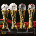 Crystal Glass Trophy Craft for Ball Sport